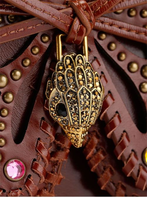 Borsa donna Kurt Geiger London tracolla cuoio con farfalla e catena KURT GEIGER London | 5578730109.